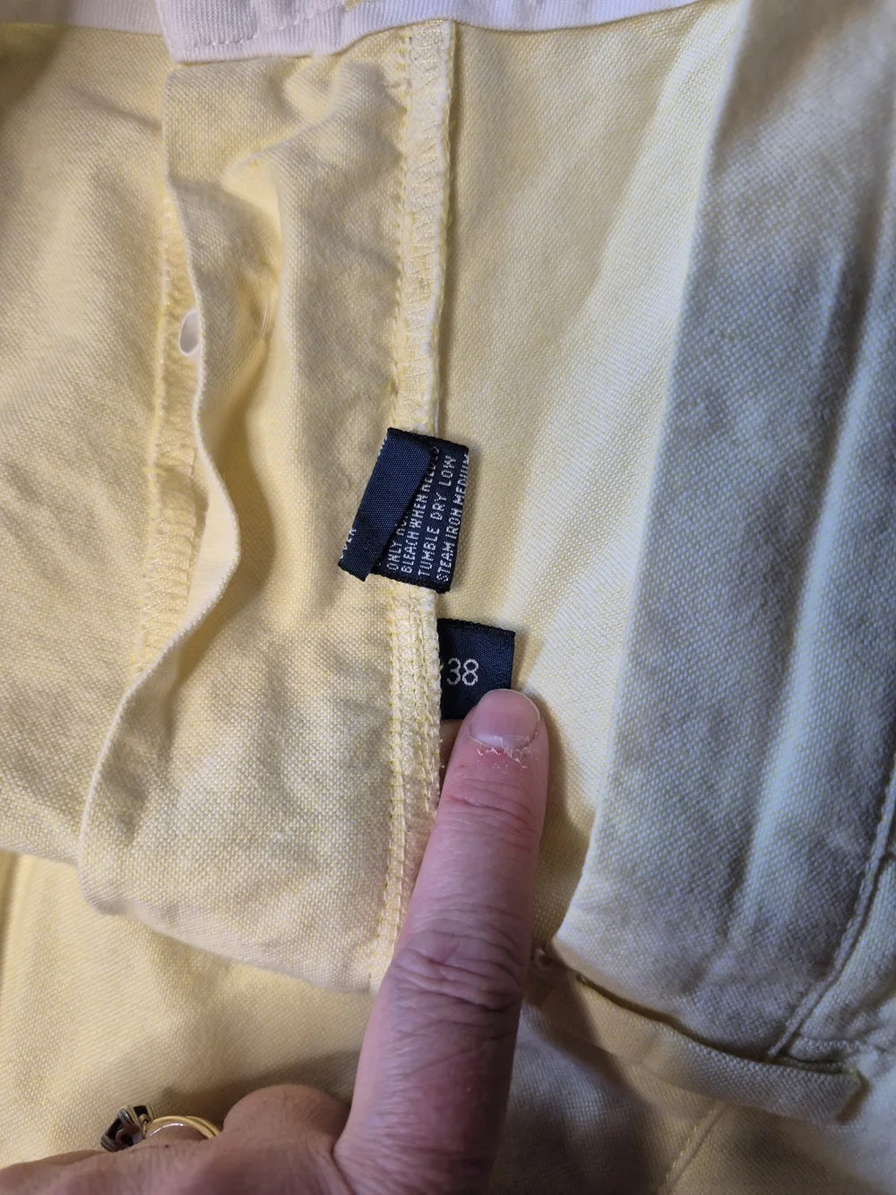 Polo by Ralph Lauren Pale Yellow Flat Front Men's Shorts 4759/4